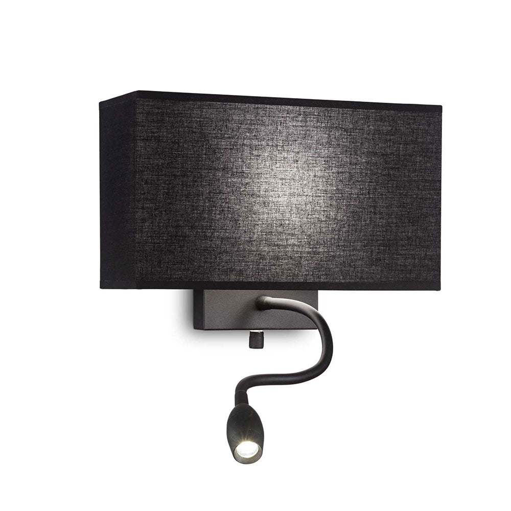 Hotel Ap2 Bedside Reading Light Black - 215709
