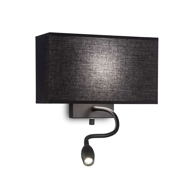 Hotel Ap2 Bedside Reading Light Black - 215709