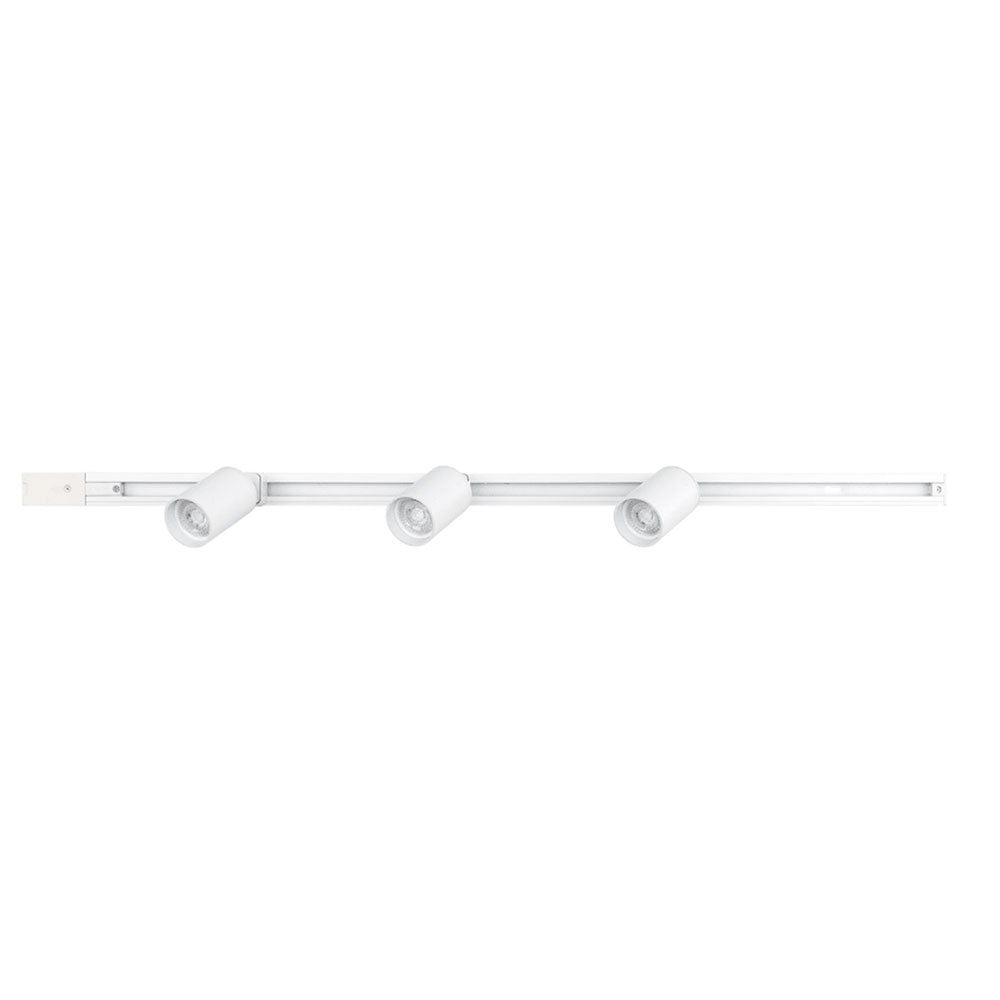 Naj Single Circuit 7W LED 3 Light Track Light Kit White / Cool White - 21686/05