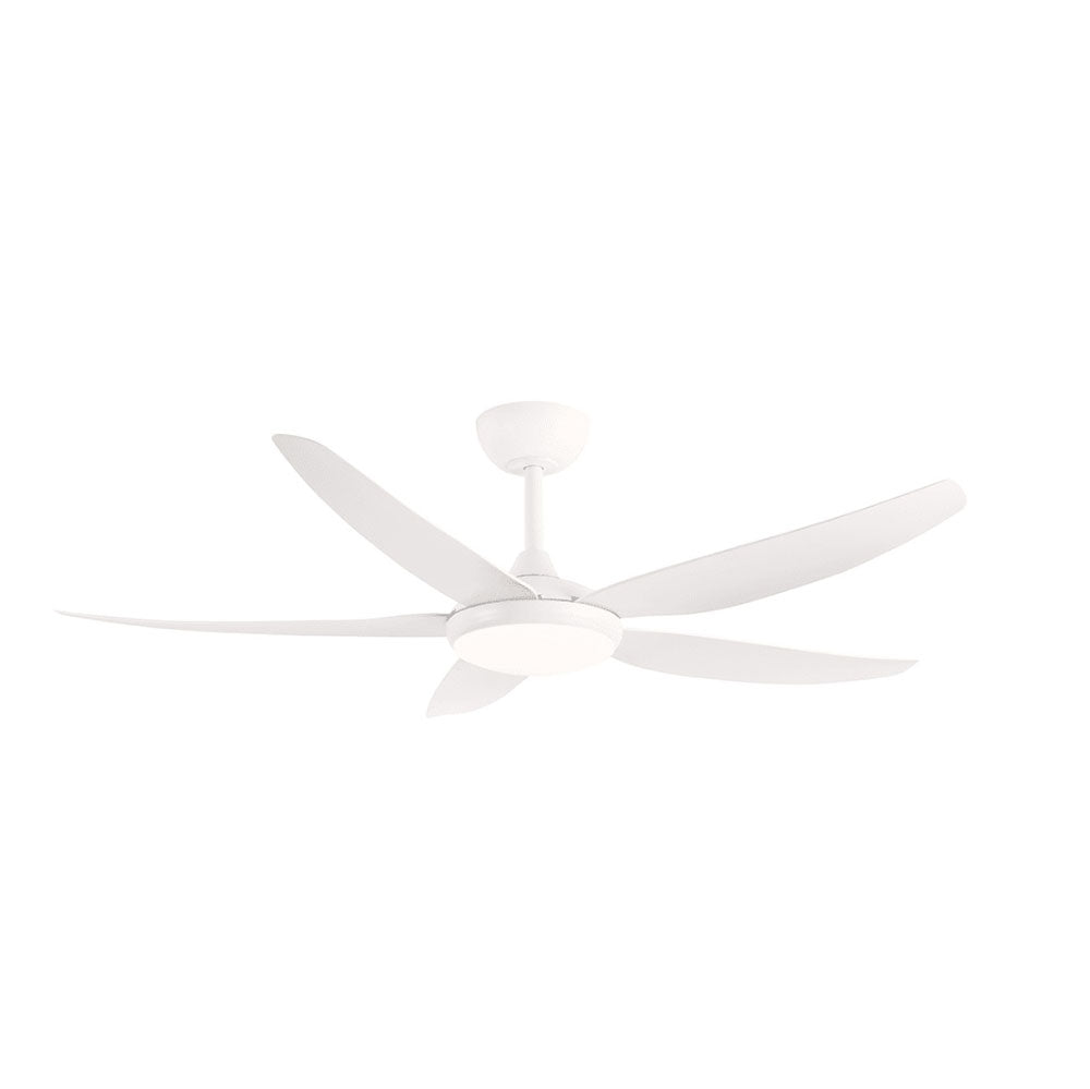 Amari 56" 24W Dimmable LED DC Ceiling Fan Matt White / Tri-Colour - 21725/05