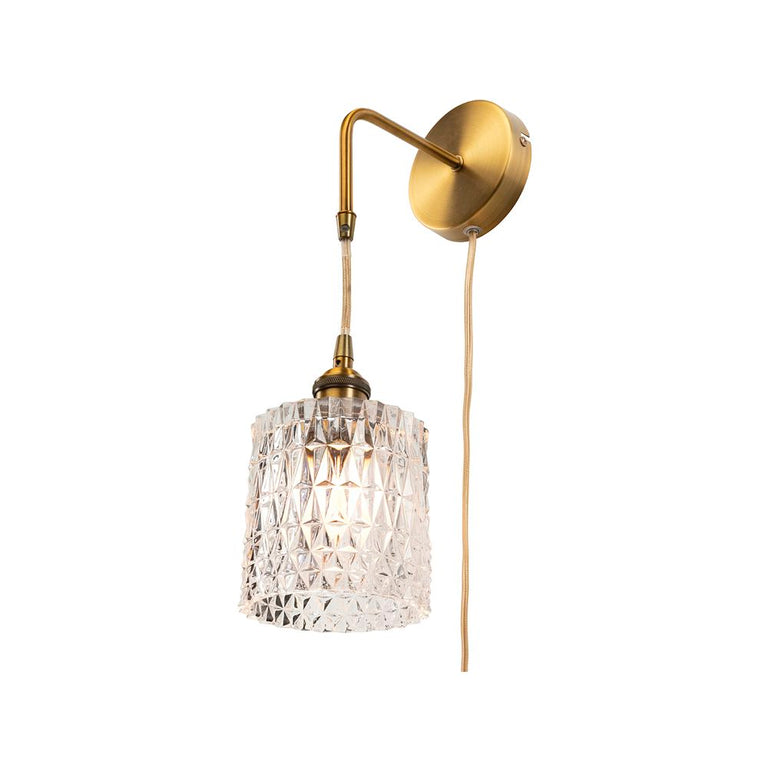 Bloomsbury DIY Vintage Style Wall Light Brass - 21736/12