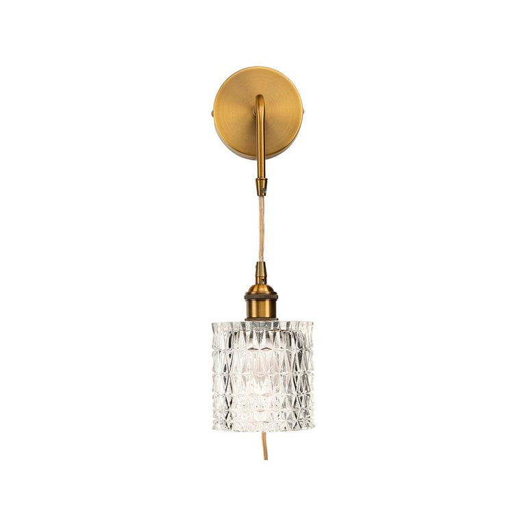 Bloomsbury DIY Vintage Style Wall Light Brass - 21736/12