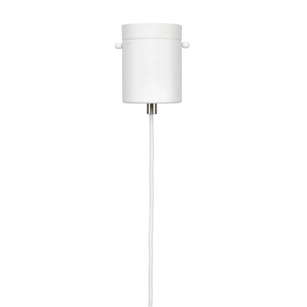 Minca DIY 16cm Detailed Metal Pendant Light White - 22055/05