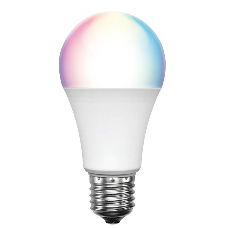 Smart Wi-Fi 9W E27 LED A60 RGB Plus Warm White Biorhythm Globe - 21958