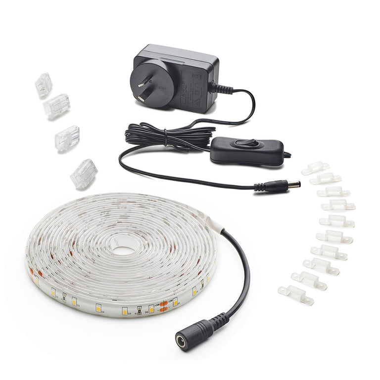 Pixel 24W 5 Meter LED Strip Light Kit Warm White IP65 - 22001
