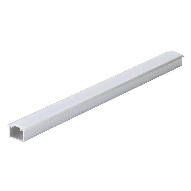 Opti Line 1 Metre Recessed LED Profile Natural Clear Opal Difuser - 22005