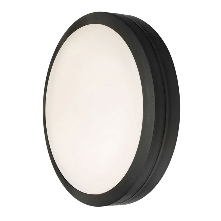 Kensley 20W LED Bunker Light Black / Cool White - 22018/06