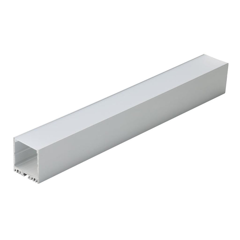 Omega 35 1 Metre Surface Mounted LED Profile Natural Clear - 22050