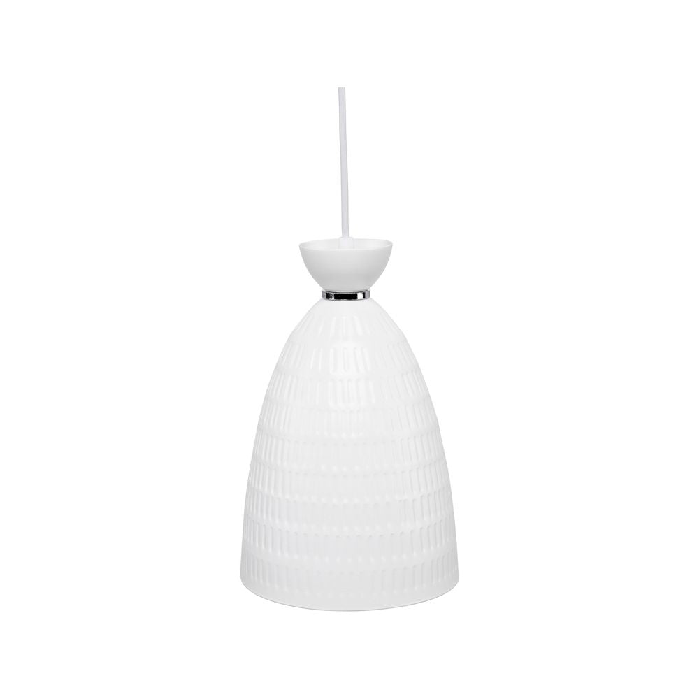 Minca DIY 16cm Detailed Metal Pendant Light White - 22055/05