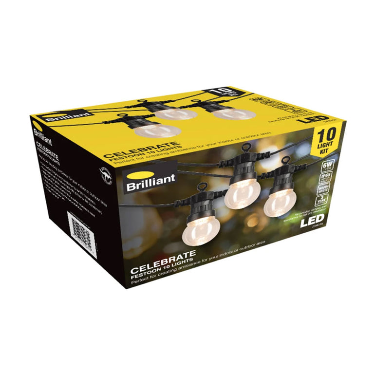 Celebrate 10M LED Festoon String Light Kit 24V DC/Warm White - 22082/06