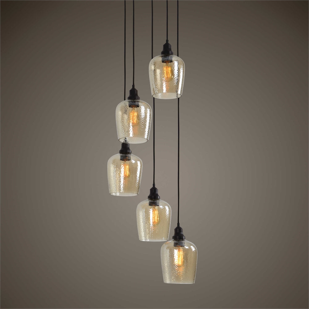 Aarush 5 Light Cluster Pendant - 22119