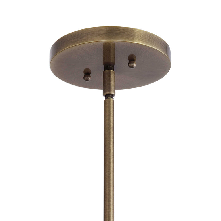 Calix 1 Light Pendant Aged Brass - 22127