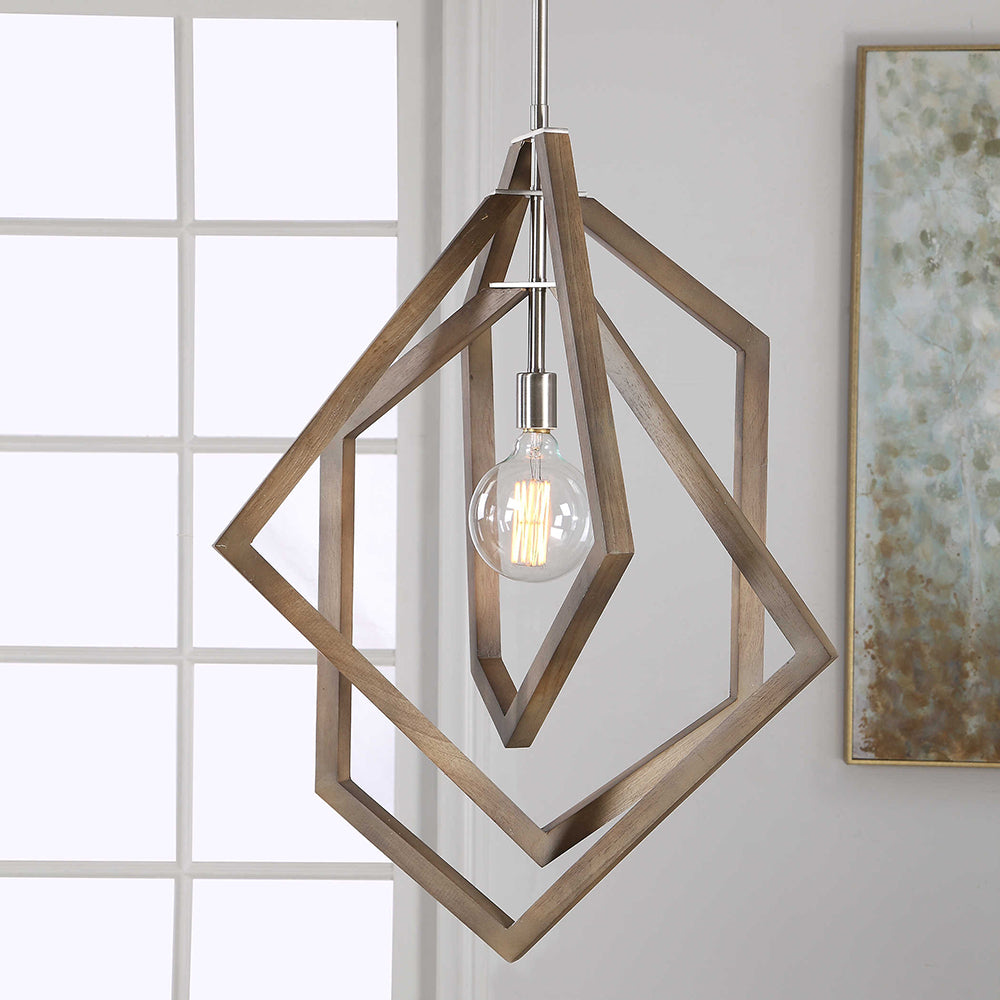 Enrol 1 Light Pendant Brushed Nickel - 22150