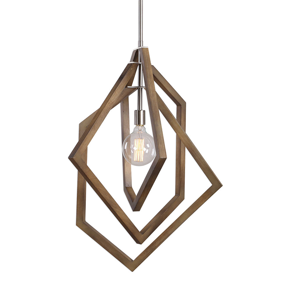 Enrol 1 Light Pendant Brushed Nickel - 22150