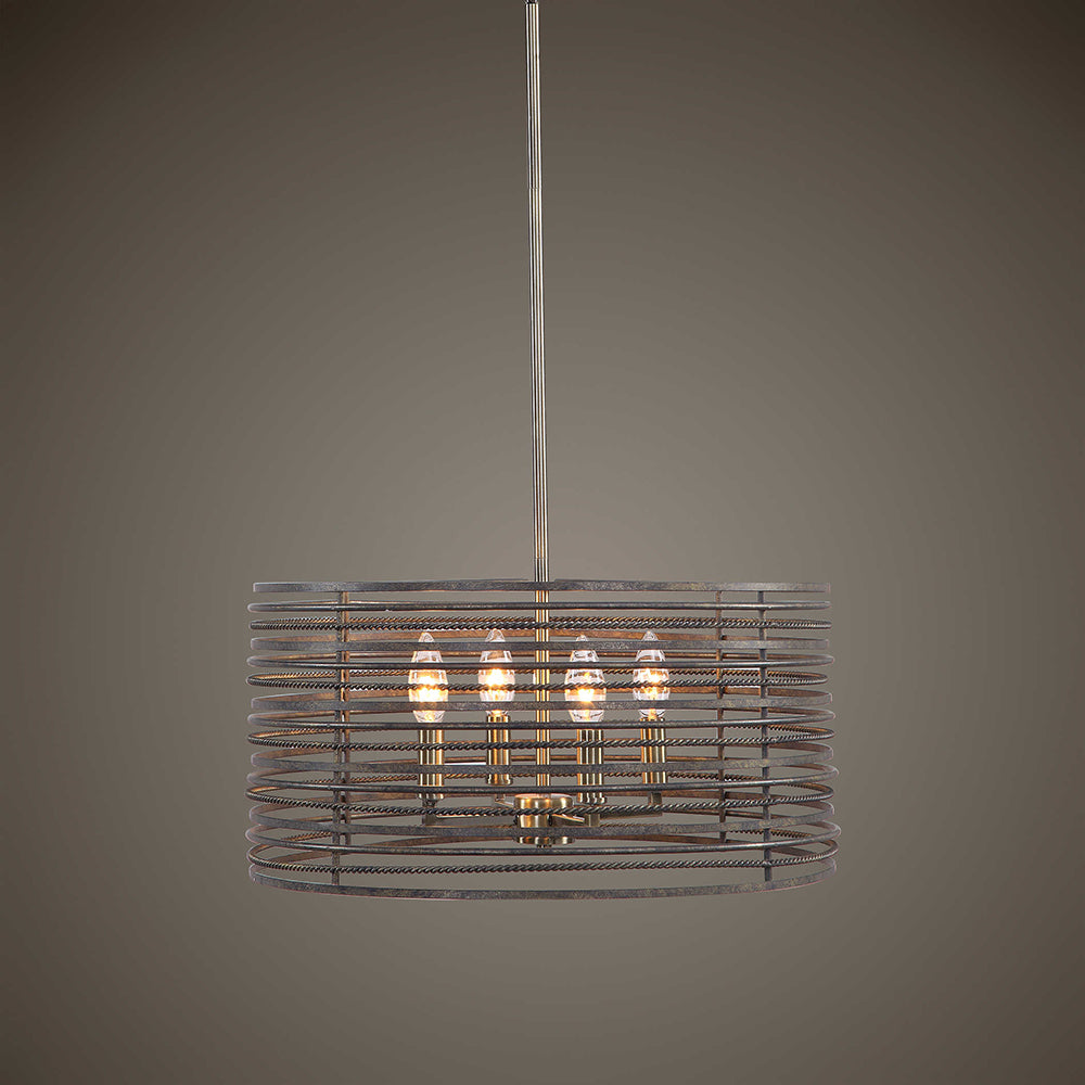 Braccialetto 4 Light Pendant Antique Brass - 22160