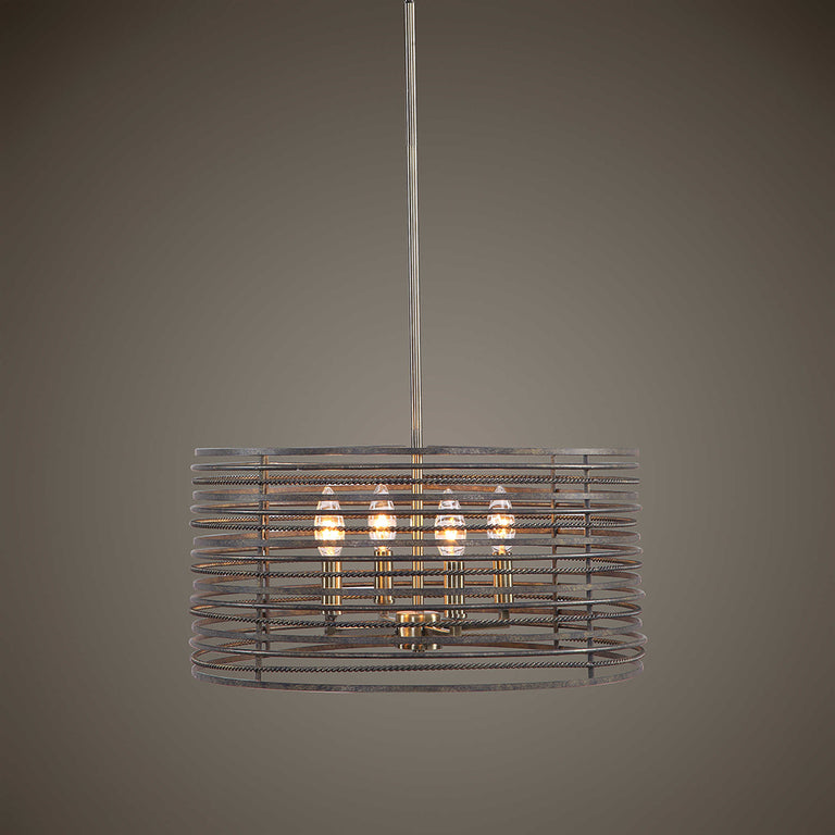 Braccialetto 4 Light Pendant Antique Brass - 22160