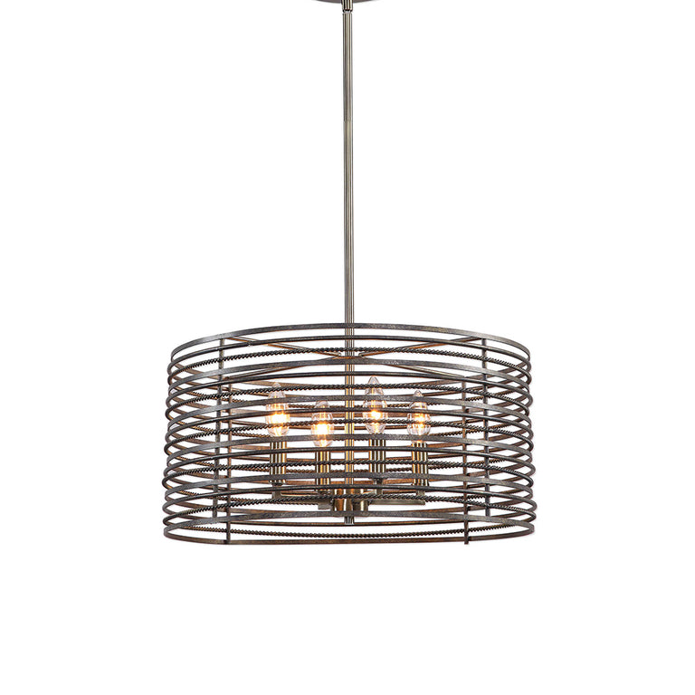 Braccialetto 4 Light Pendant Antique Brass - 22160