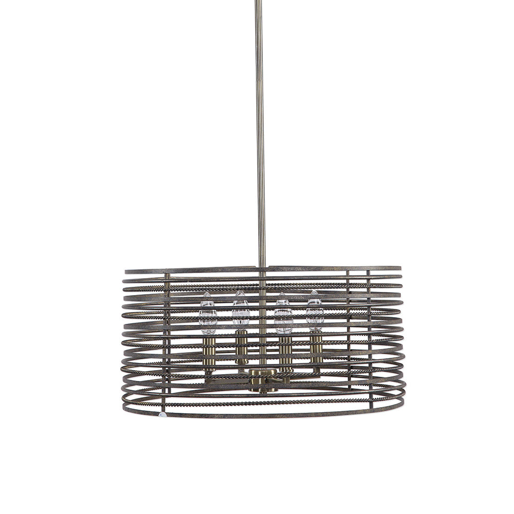 Braccialetto 4 Light Pendant Antique Brass - 22160