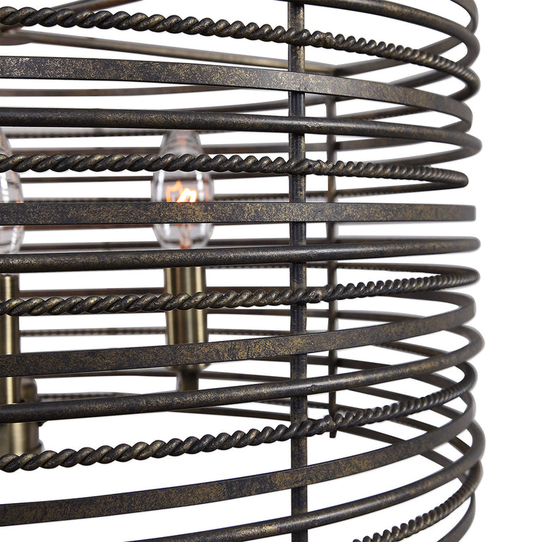 Braccialetto 4 Light Pendant Antique Brass - 22160