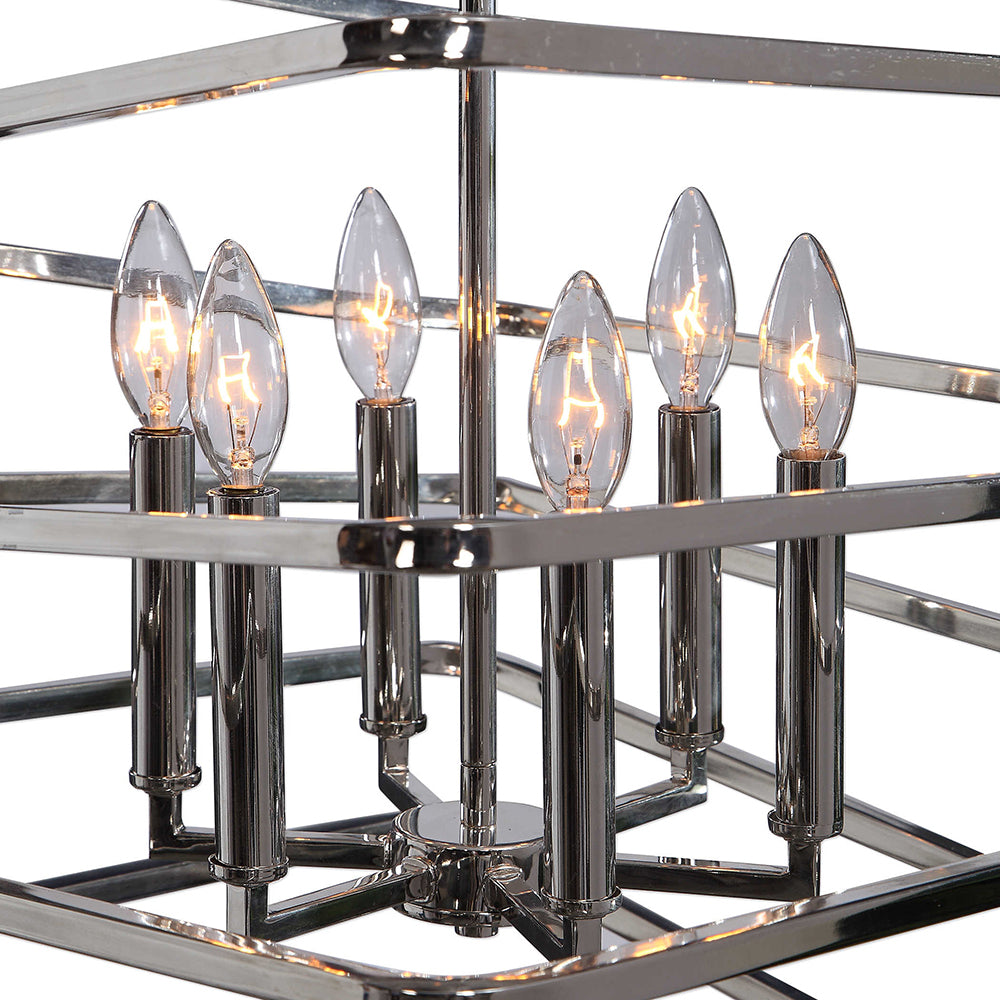 Coillir 6 Light Pendant Polished Nickel - 22164