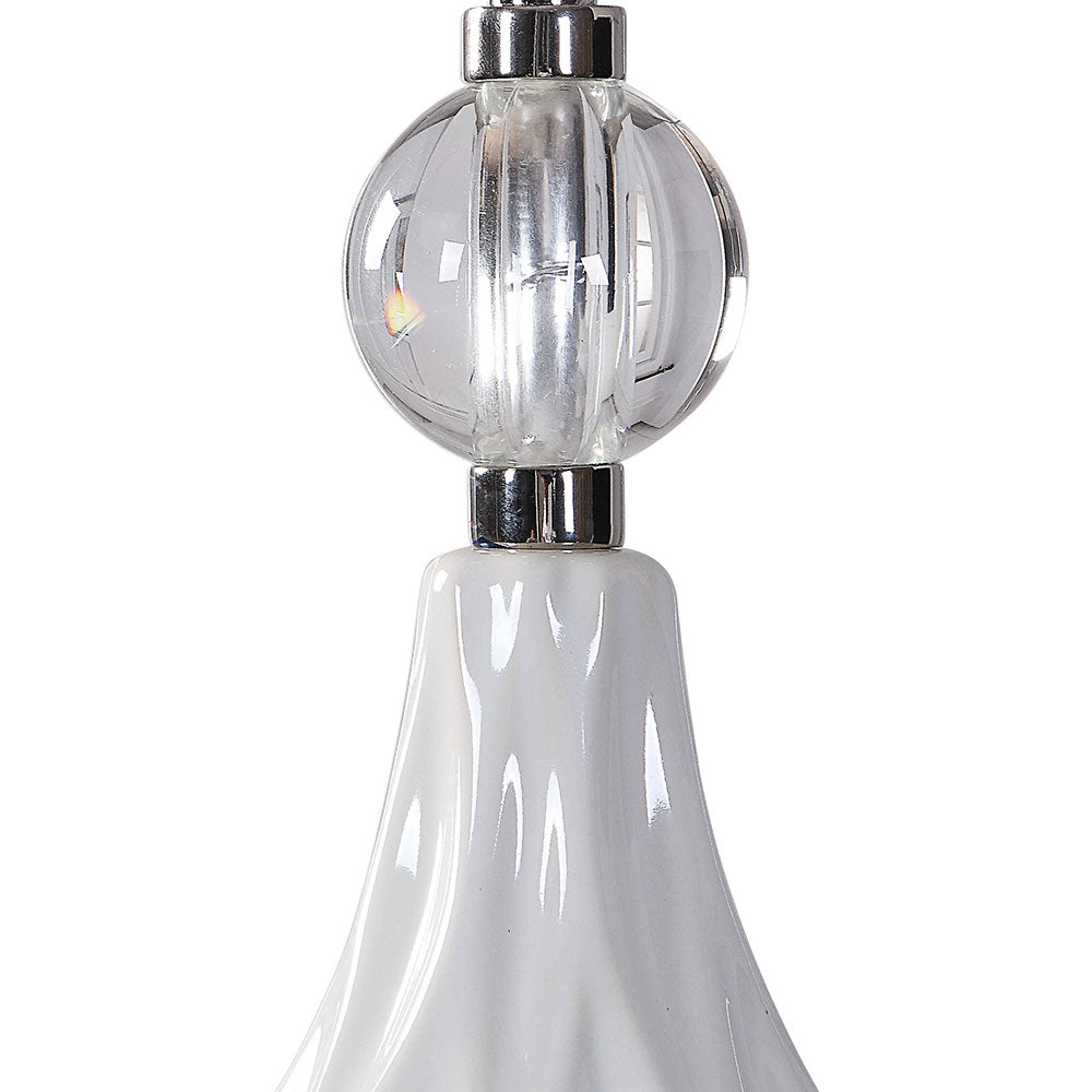 Maleny 1 Light Pendant Gloss White - 22165