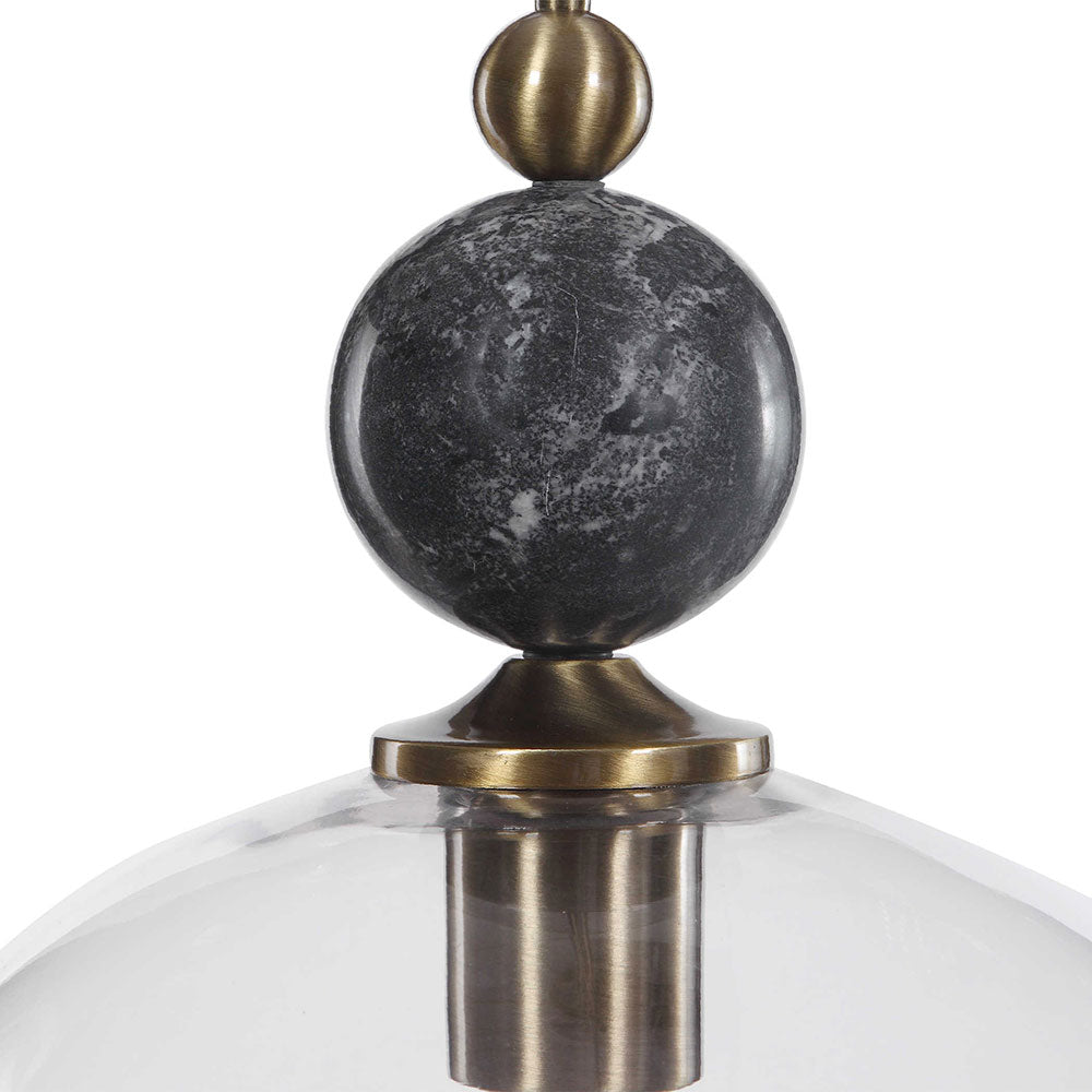 Medota 1 Light Pendant Aged Brass - 22176