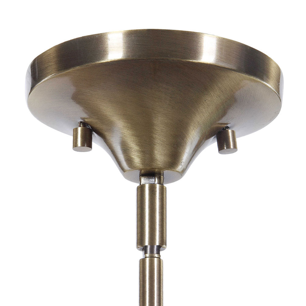 Medota 1 Light Pendant Aged Brass - 22176