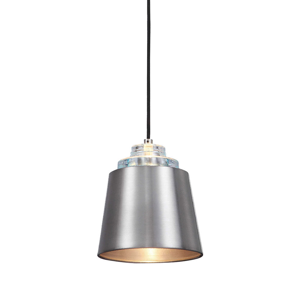 Pratt 1 Light Pendant Brushed Nickel - 22185