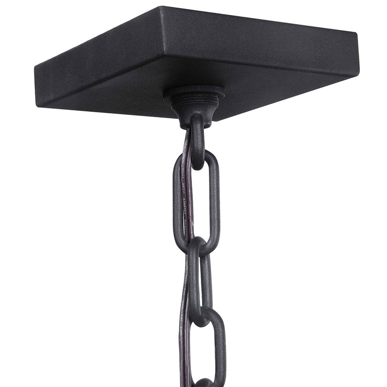 Jarsdel 1 Light Pendant Matt Black - 22191