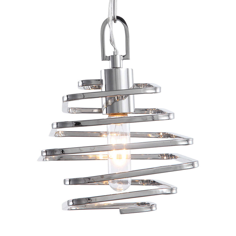 Coillir 1 Light Pendant Polished Nickel - 22196