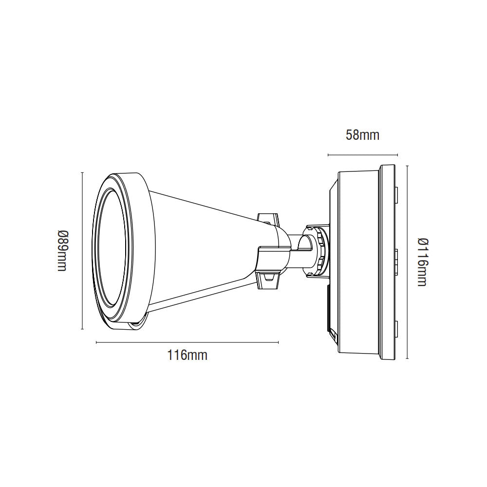 Stinger 20W LED Twin Spotlight White / Tri-Colour - 22287/05