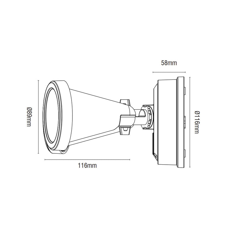 Stinger 20W LED Twin Spotlight White / Tri-Colour - 22287/05