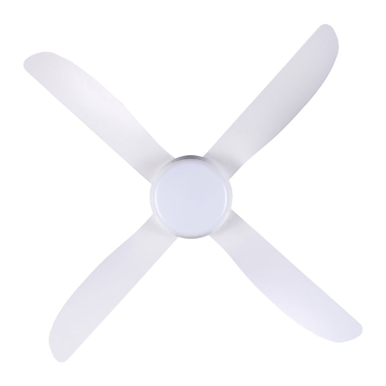 Vector III 48" AC Ceiling Fan With 18W Dimmable LED Light White / Tri-Colour - 22291/05