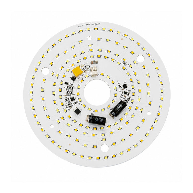 Brilliant 18W LED Ceiling Fan Dimmable Replacement Light Panel / Tri-Colour - 22291SP001