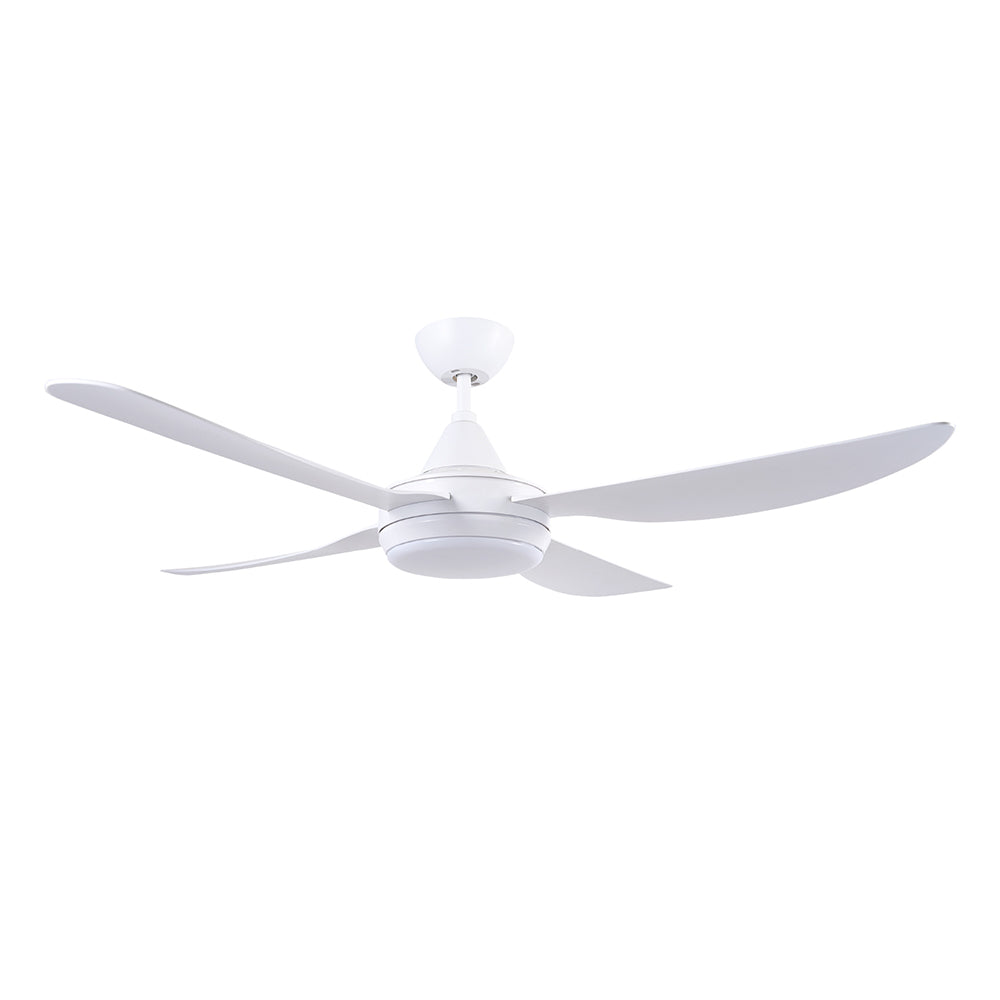Vector III 52" AC Ceiling Fan With 18W Dimmable LED Light White / Tri-Colour - 22293/05