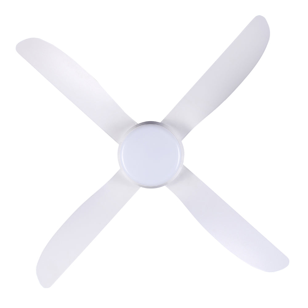 Vector III 52" AC Ceiling Fan With 18W Dimmable LED Light White / Tri-Colour - 22293/05