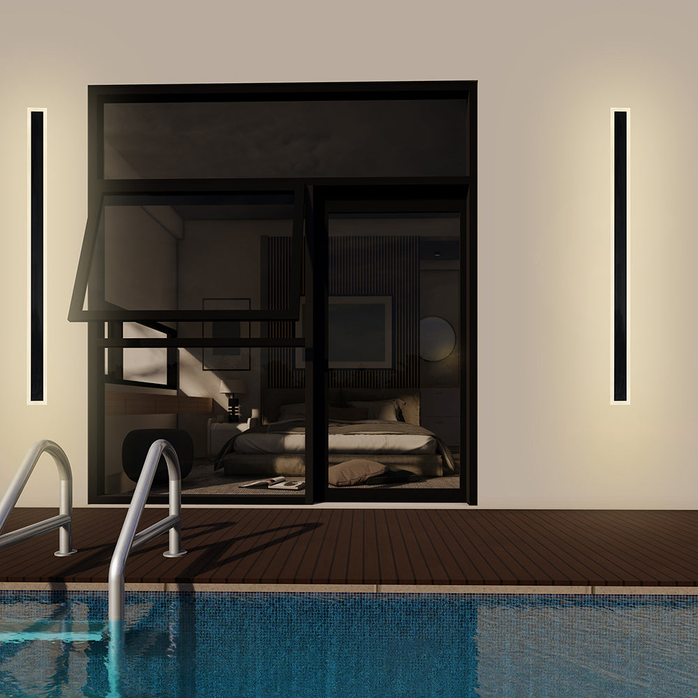 Hendrik 22W LED Wall Light Black / Cool White - 22546/06