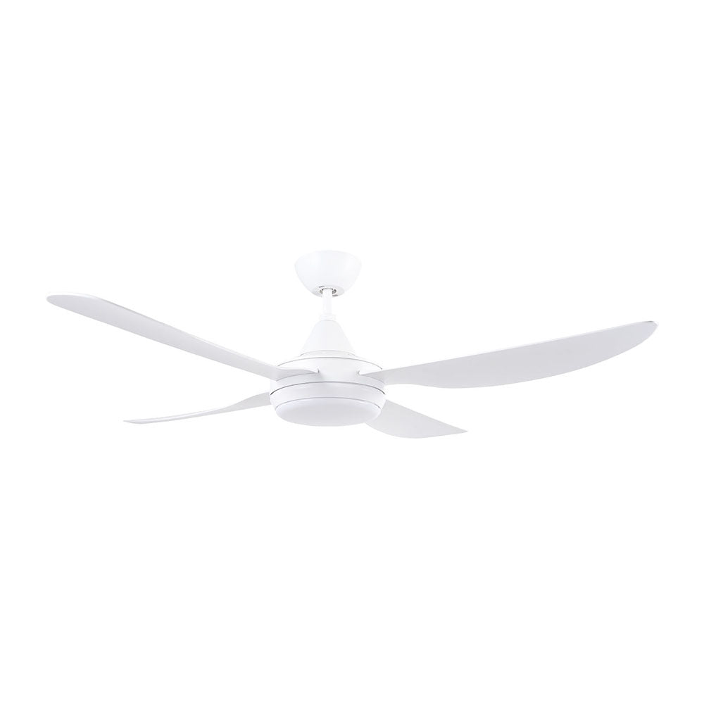 Vector 52" DC Ceiling Fan With 18W Dimmable LED Light Pure White / Tri-Colour - 22695/05