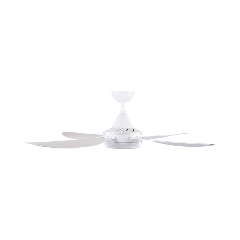 Vector 52" DC Ceiling Fan With 18W Dimmable LED Light Pure White / Tri-Colour - 22695/05