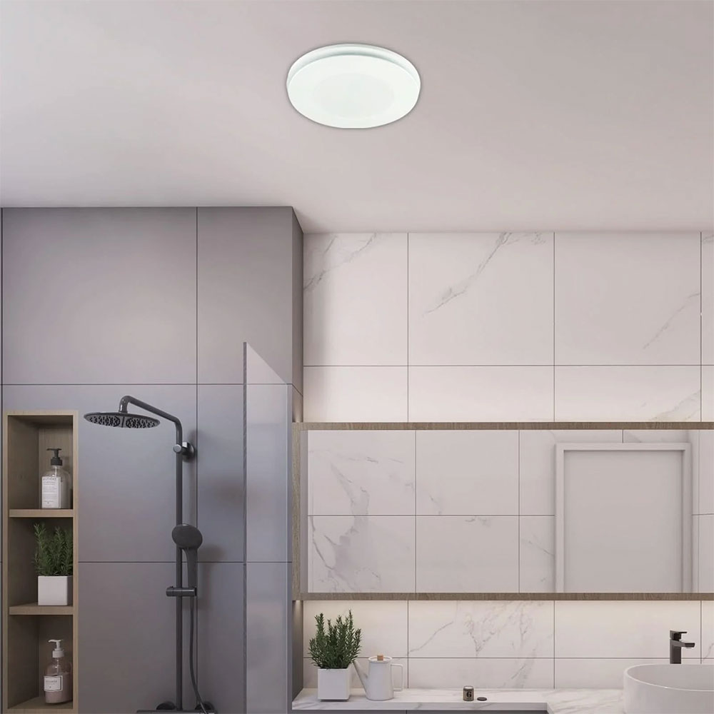 Blizzard 330mm DC Exhaust Fan With Light White / Tri-Colour - 22774/05