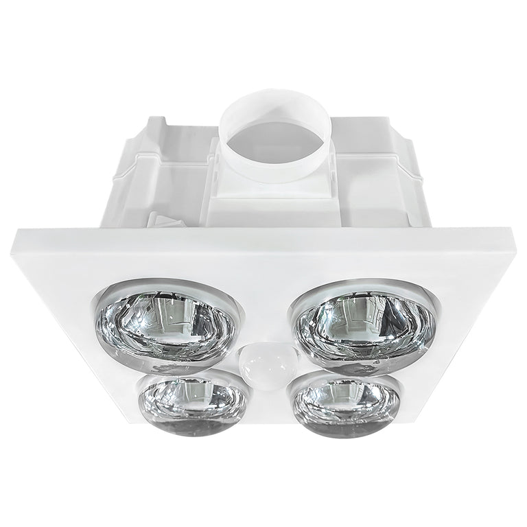Magma 4 Light DC 3-In-1 Bathroom Mate Matt White / Tri-Colour - 22780/05