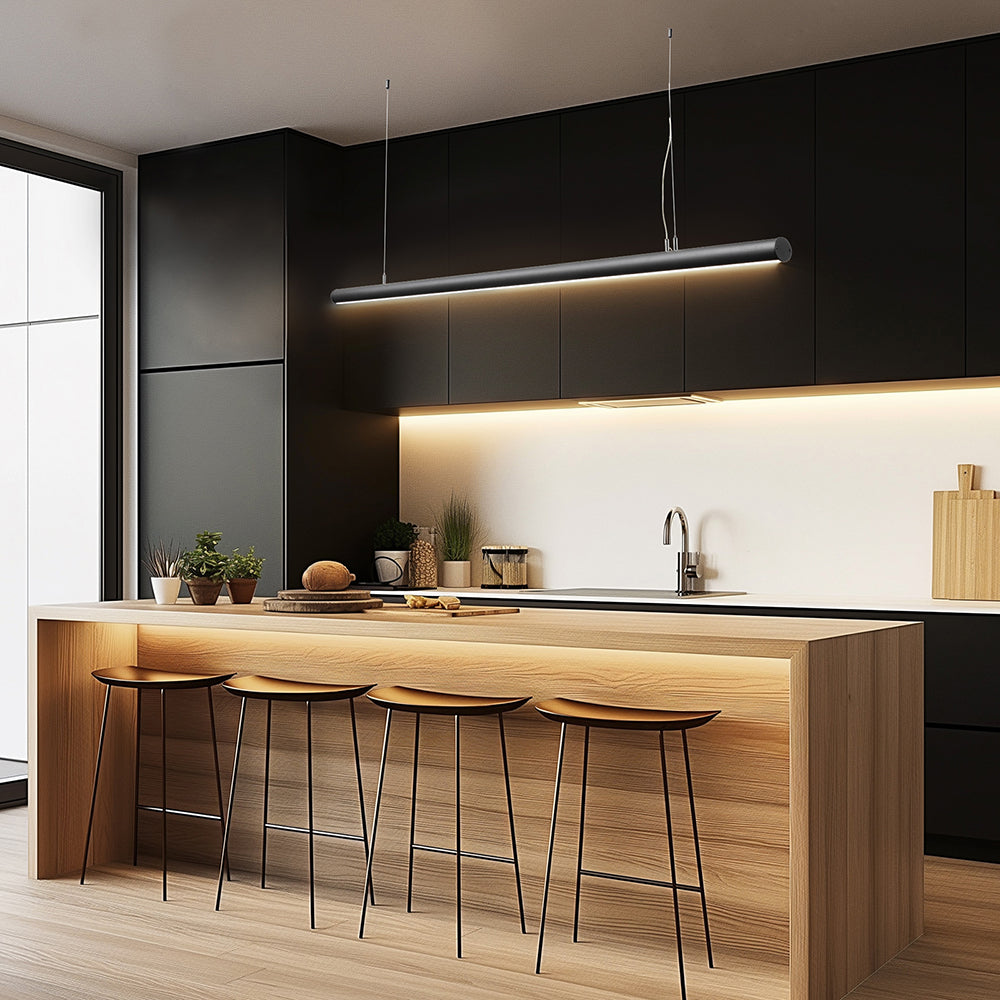 Seema 30W Dimmable LED Pendant Black / Tri-Colour - 22810/06