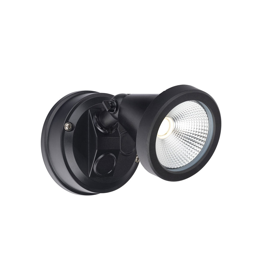 Stinger 10W LED Single Spotlight Black / Tri-Colour - 22822/06