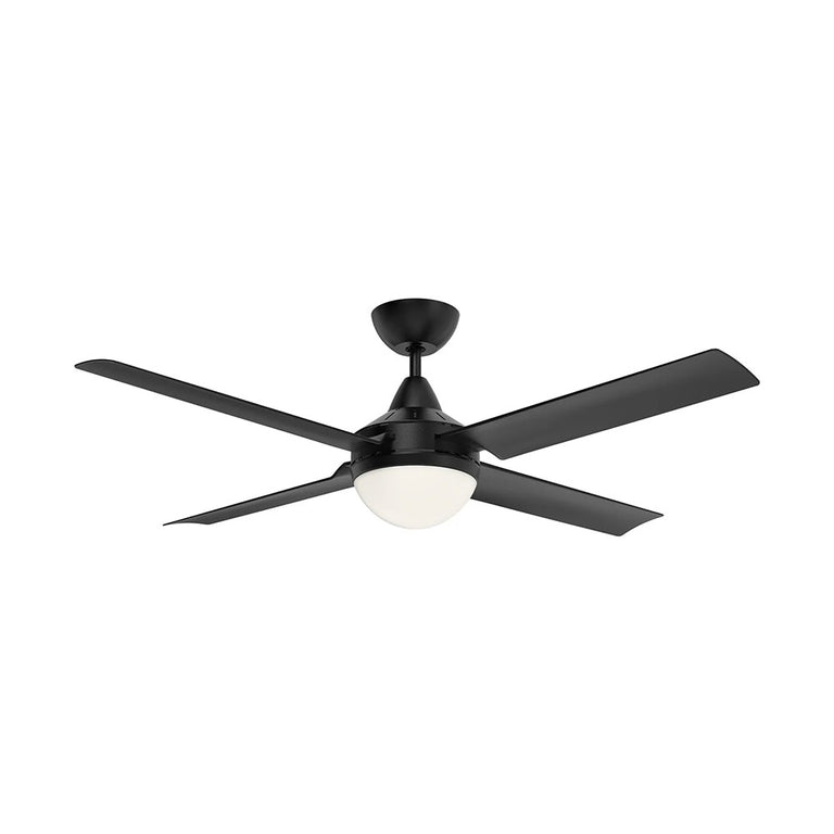 Cairns 48" AC Ceiling Fan With B22 Light Matt Black - 22878/06