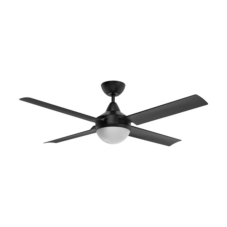 Cairns 52" AC Ceiling Fan With B22 Light Matt Black - 22880/06