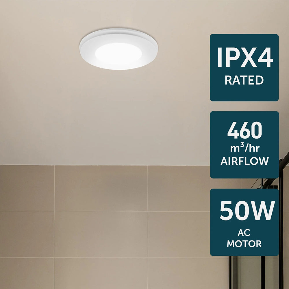 Talon Promax Round 330mm Exhaust Fan With Light - 22891/05