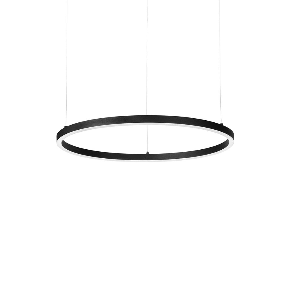 Oracle Slim SP 29W LED 500mm Round Pendant Black / Warm White - 304373