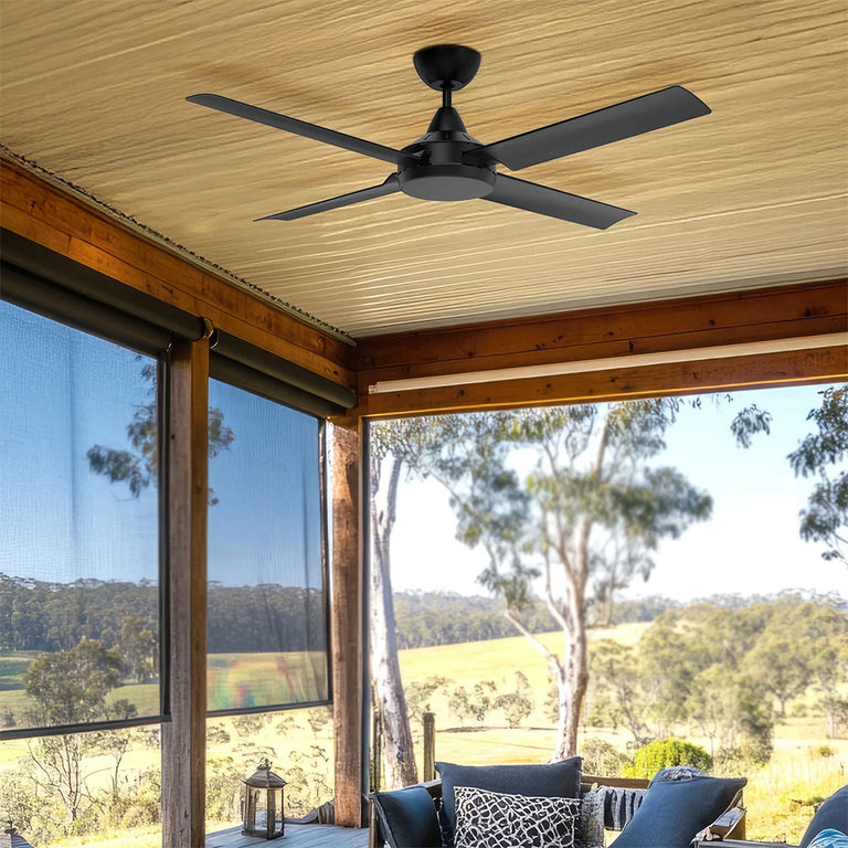 Cairns 48" DC Ceiling Fan Matt Black - 22970/06