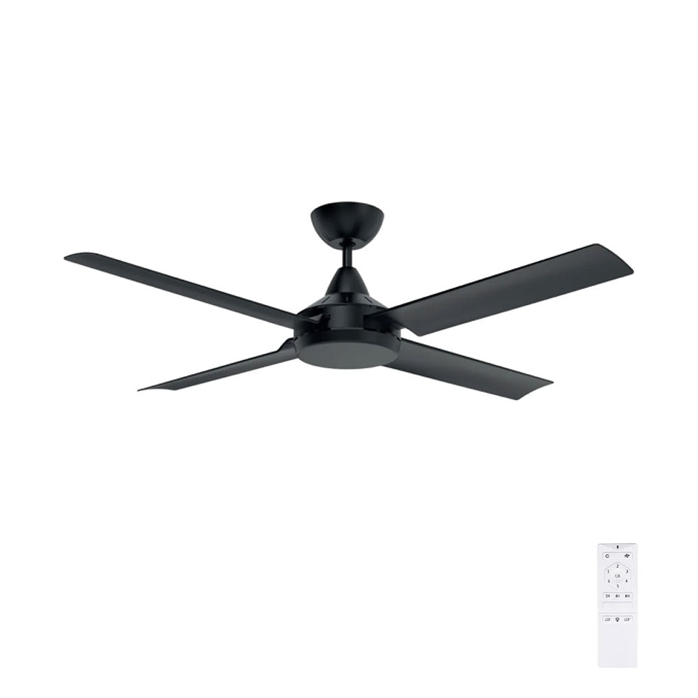 Cairns 52" DC Ceiling Fan Matt Black - 22972/06