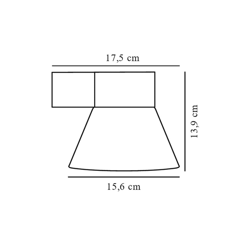 Kyklop Cone Wall Light Black - 2318071003